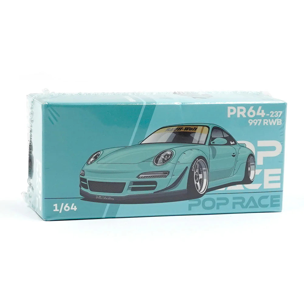 Pop Race Porsche RWB 997 Tiffany blue # 237 1.64