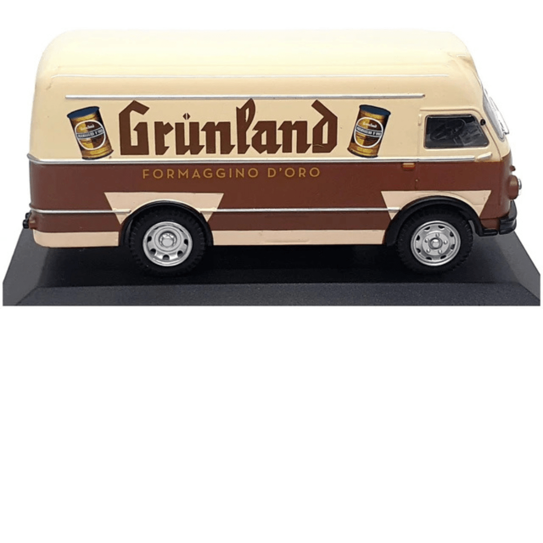 1/43 1959 Om Leoncino Delivery Van Grunland, brown Megazine Models - Garage23