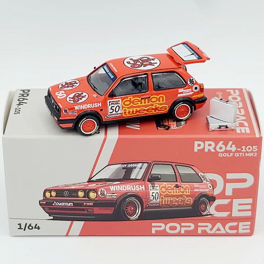 Pop Race Volkswagen Golf GTI MKII Team Demon Tweeks BTCC 1988 # 105