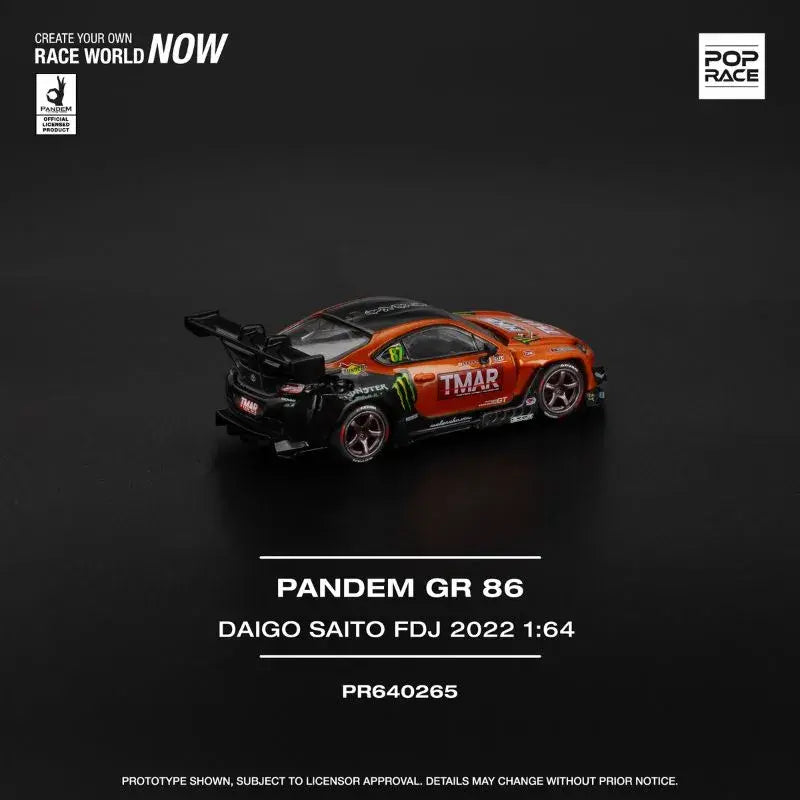 Pop Race Pandem GR86 Daigo Saito Fórmula Drift Japón 2022 # 265