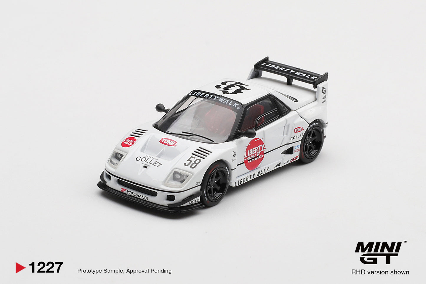 MINI GT 1:64 MAZDA AZ 1 LIBERTY WALK LB40 LB-HINOMARU 2025 # 1227