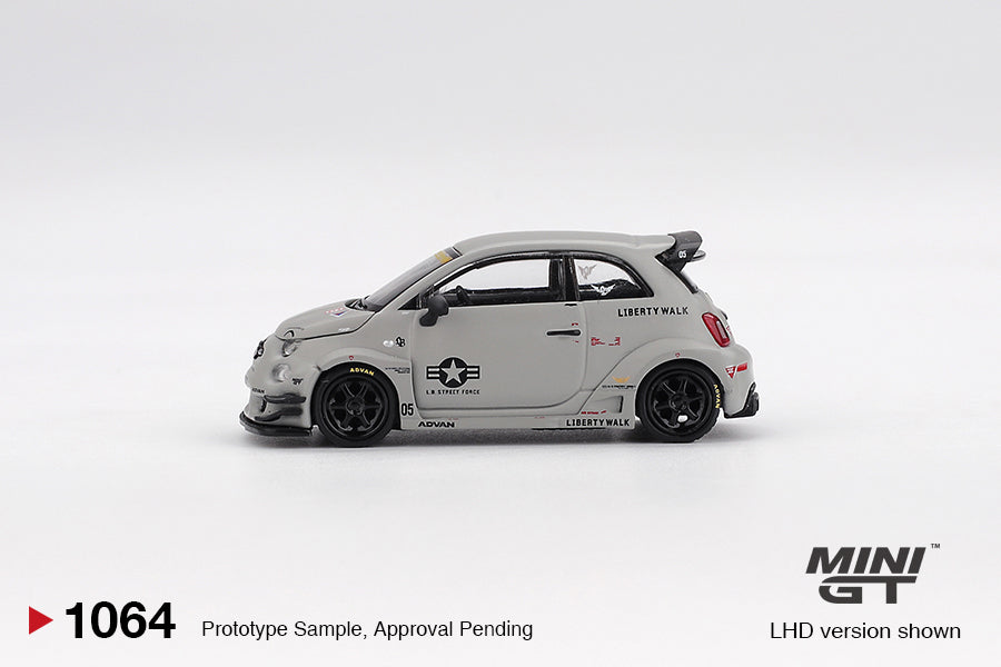 MINI GT FIAT ABARTH 595 LBWK X ABAS WORKS FIGHTERS 2024 # 1064