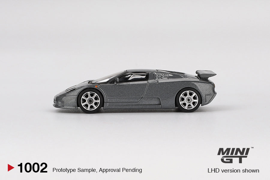 MINI GT 1995 Bugatti EB110 Super Sport Grigio scuro # 1002
