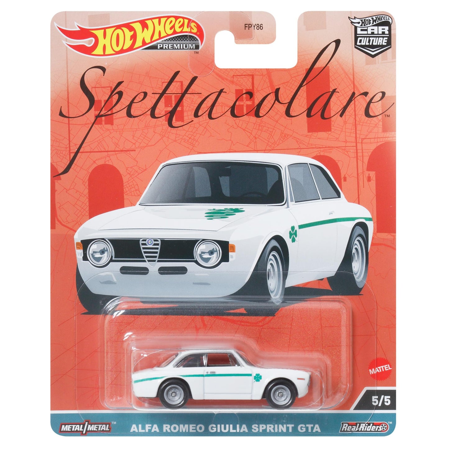 Hot Wheels Premium Alfa Romeo Giulia Sprint GTA Spettacolare