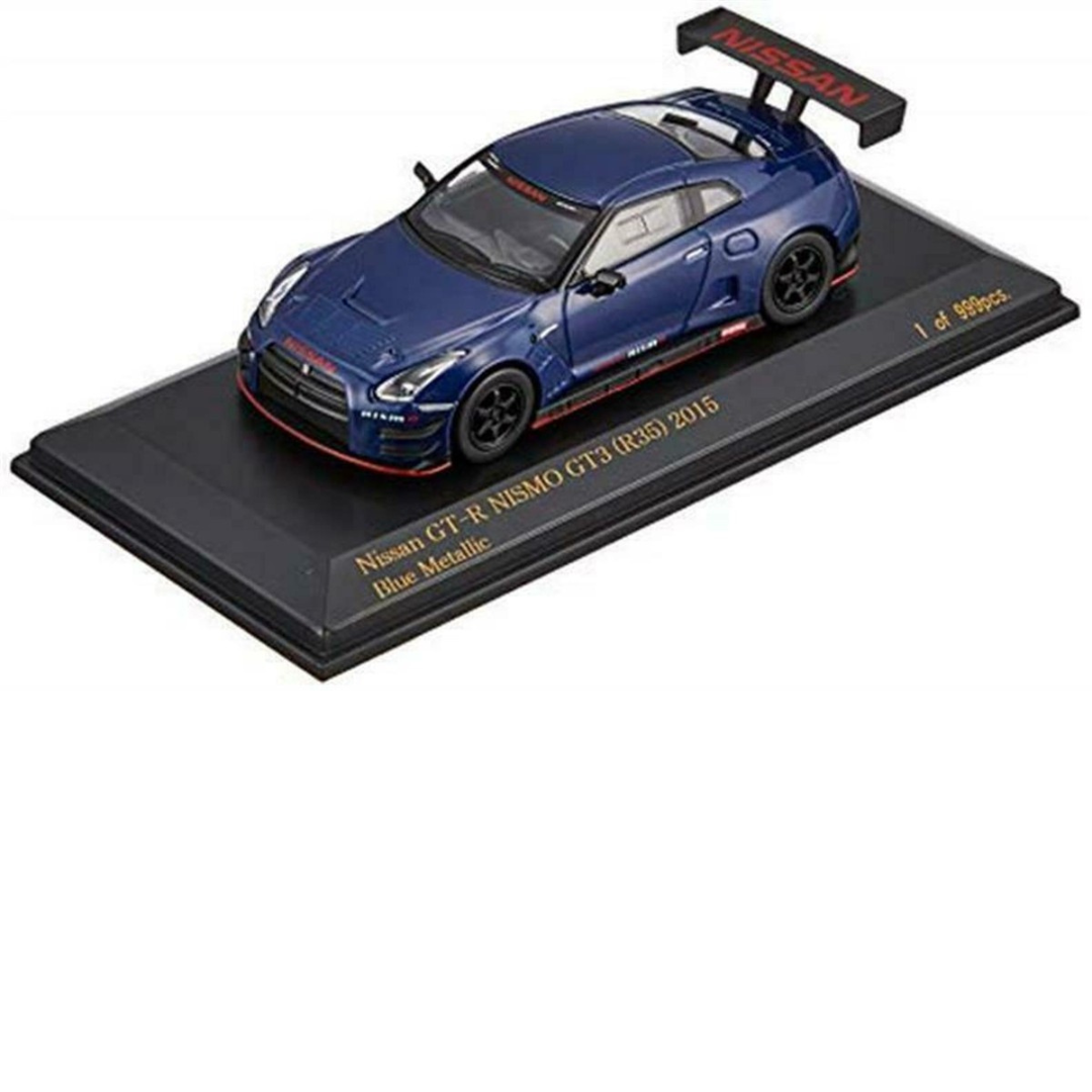 Carnel 1/64 Nissan GTR R35 Nismo GT3 Azul Metalizado