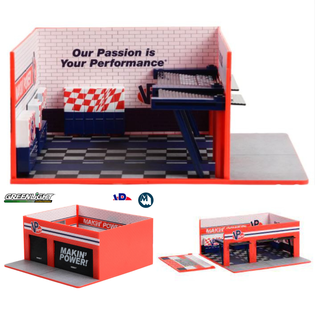 Greenlight Diorama Taller de fin de semana - Taller VP Racing Fuels (Serie 10) 1/64
