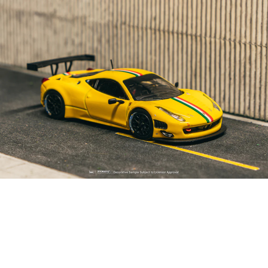 Tarmac Works armac Works Ferrari 458 Italia GT3 Amarillo - ROAD64 1/64