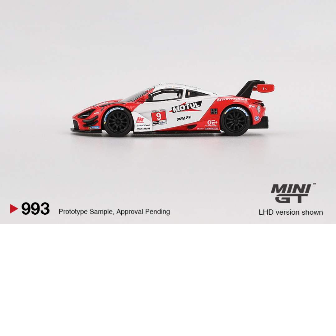 MINI GT MCLAREN 720S GT3 EVO PFAFF MOTORSPORTS LAGUNA SECA 2024 # 993