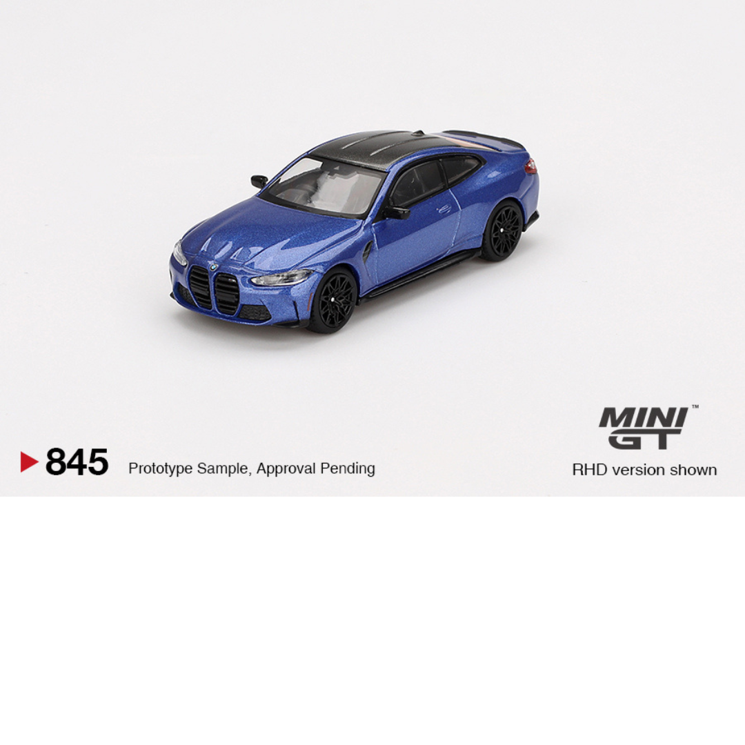 MINI GT BMW M4 (G82) COMPETITION PORTIMAO BLUE 2024 # 845