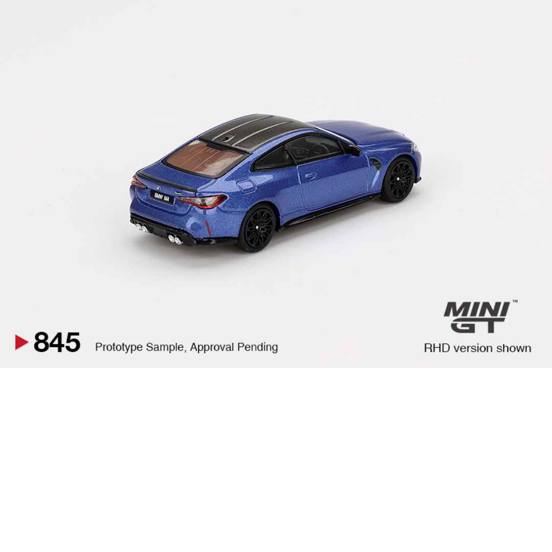 MINI GT BMW M4 (G82) COMPETITION PORTIMAO BLUE 2024 # 845