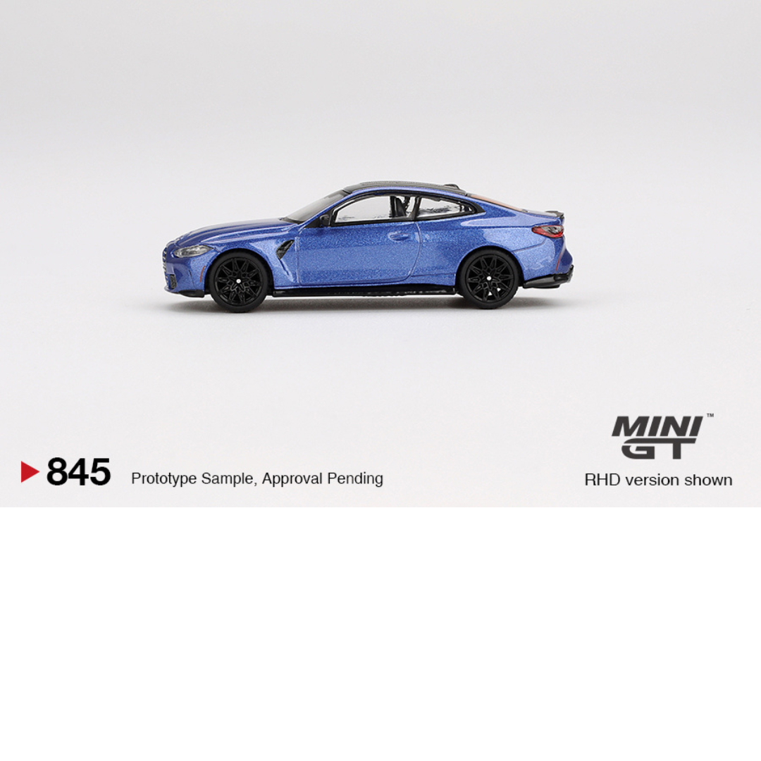 MINI GT BMW M4 (G82) COMPETITION PORTIMAO BLUE 2024 # 845