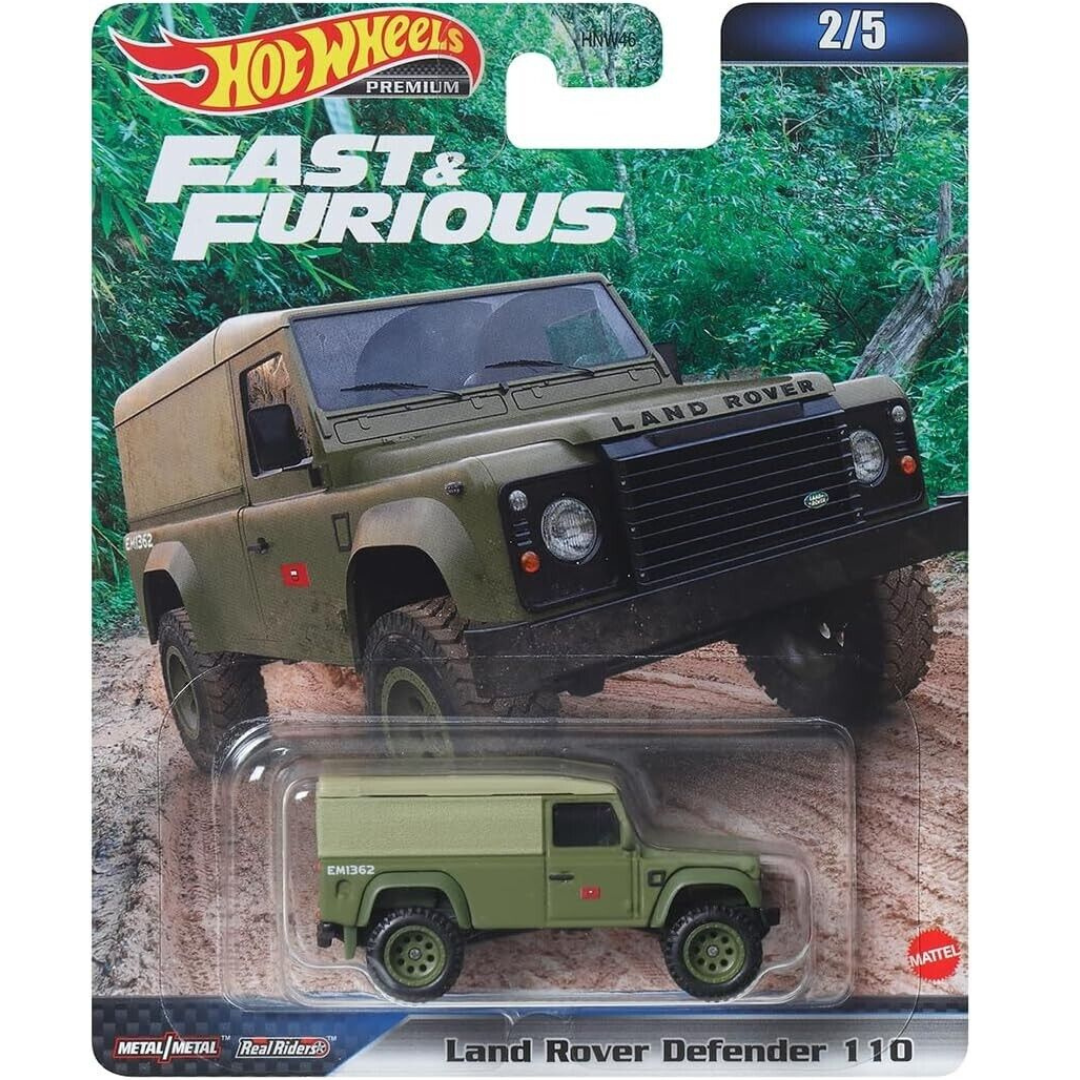 %%% Hot Wheels Premium Land Rover Defender 110 Fast and Furious HKD26