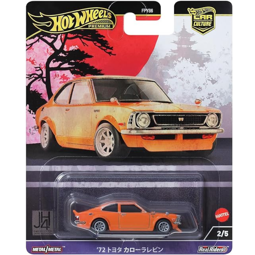 Hot Wheels Premium 72 Toyota Corolla Levin Car Culture Japan Historics 4