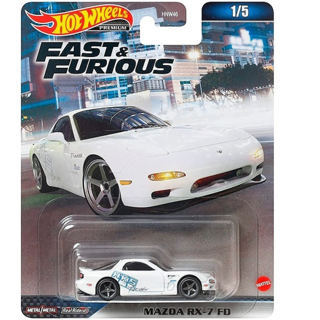 Hot Wheels Premium Mazda RX7 FD Fast and Furious HKD22