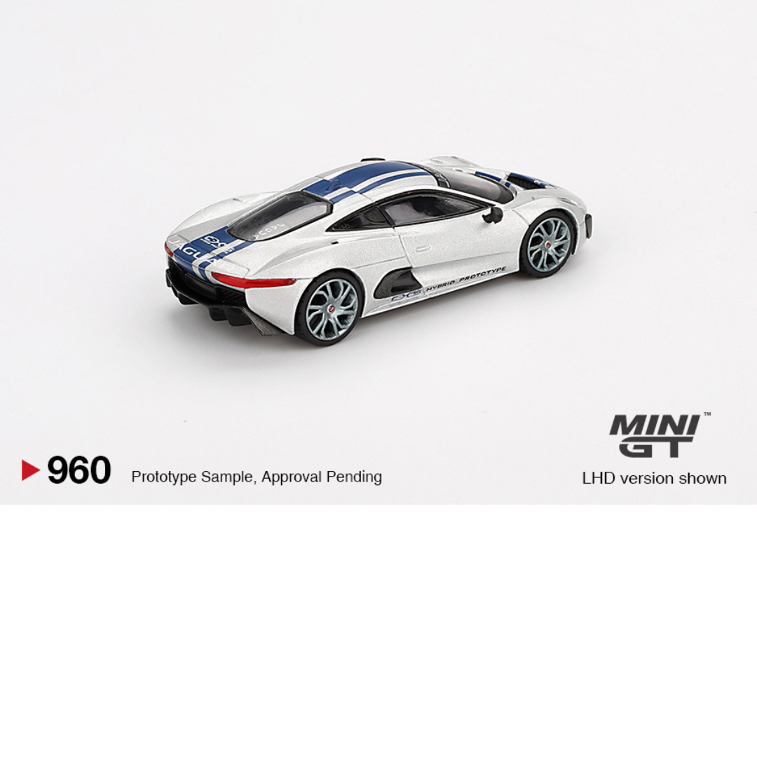 MINI GT JAGUAR C X75 SILVER 2010 # 960