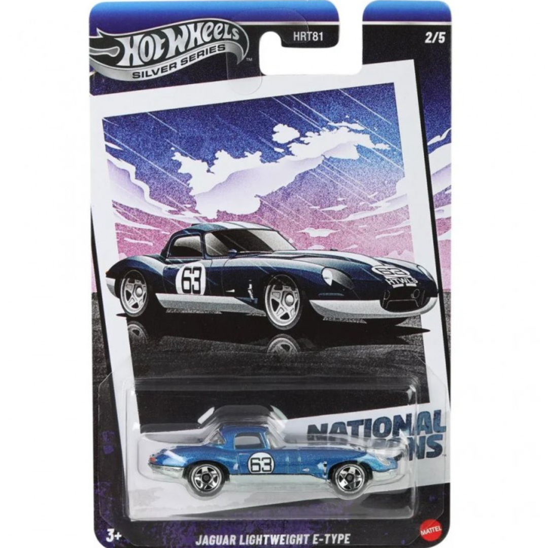 Hot Wheels Silver Series Básico Serie Completa National Icons Jaguar Lightweight e-Type