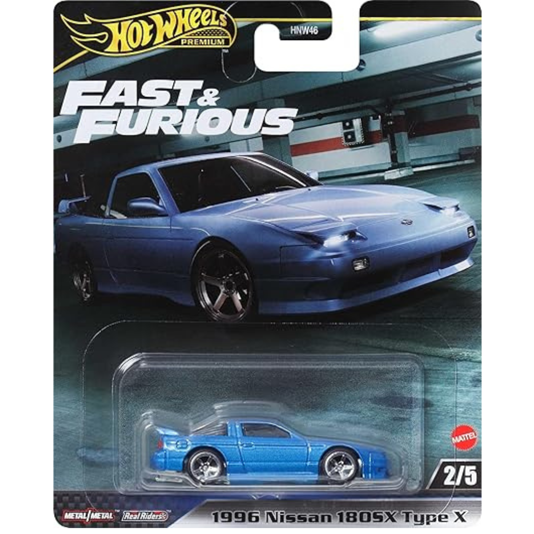 Hot Wheels Premium Rápido y Furioso - 1996 Nissan 180SX Type X