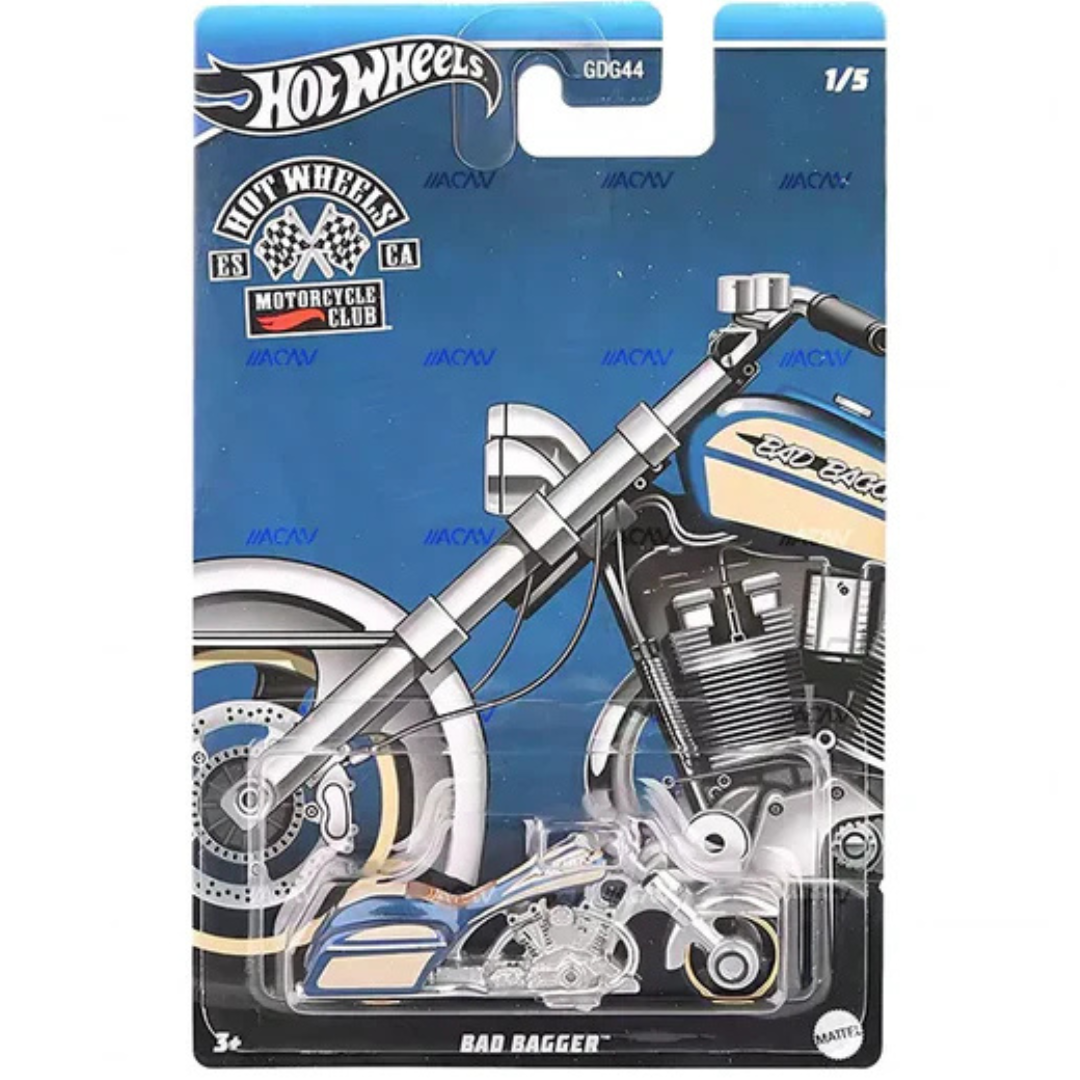 Hotwheels Bad Bagger Bike Motos 1.64 *Motorcycles* Básico