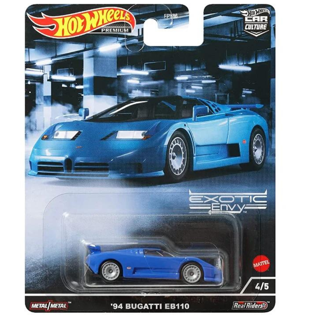 Hot Wheels Premium Bugatti EB110 Exhotic Envy 86-M