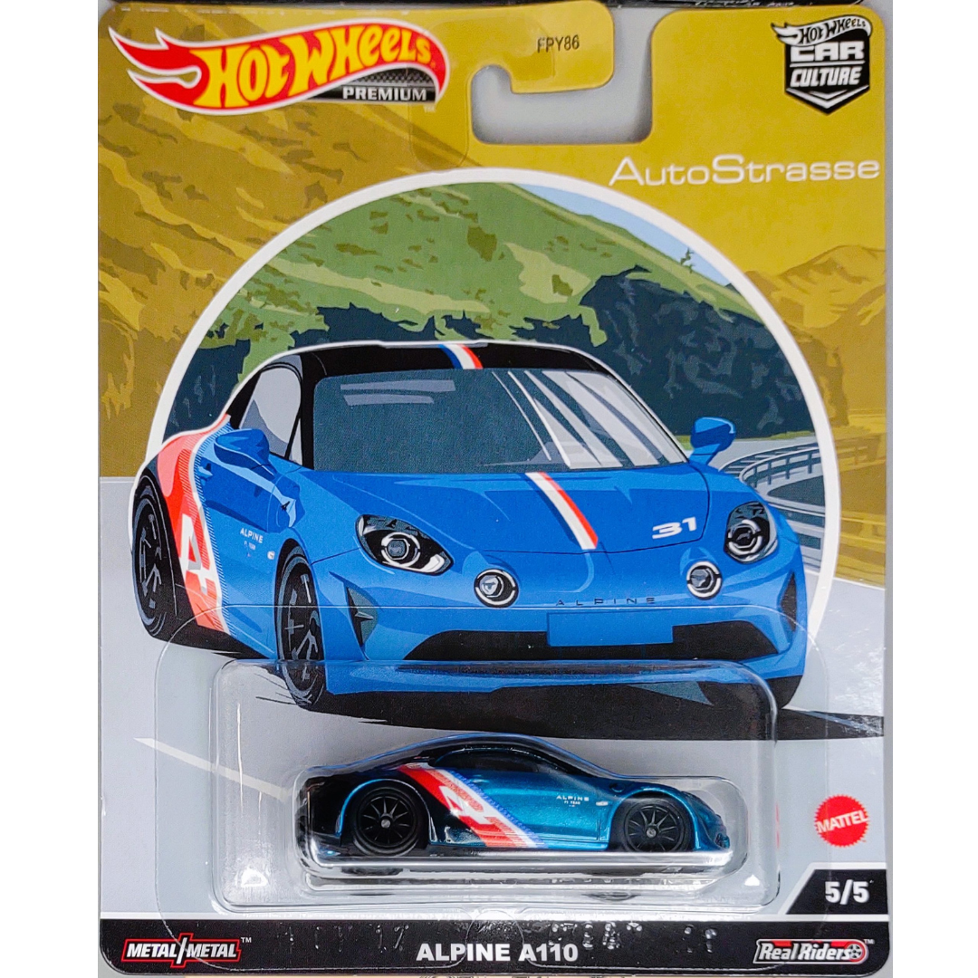 Hot wheels premium Alpine A110 Autostrasse