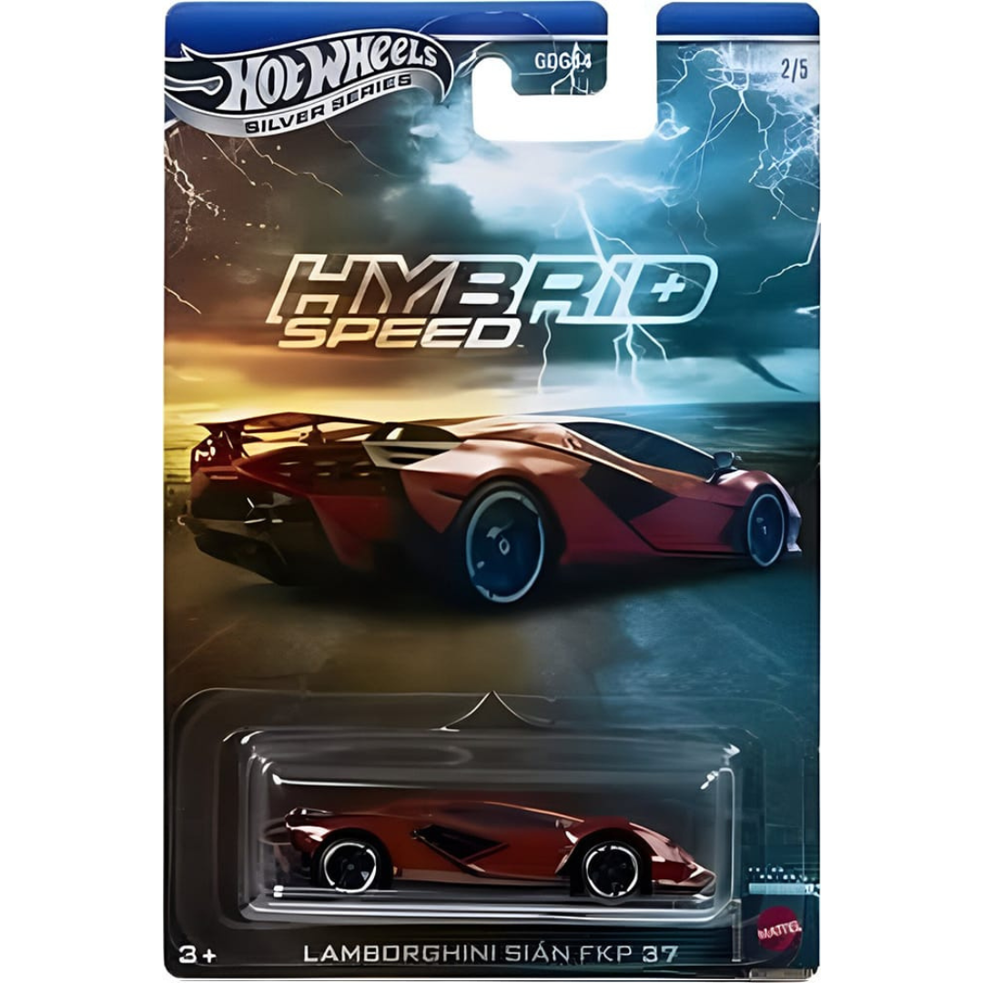 Hot Wheels Silver Series Básico Hybrid Speed Lamborghini Sián FKP 37