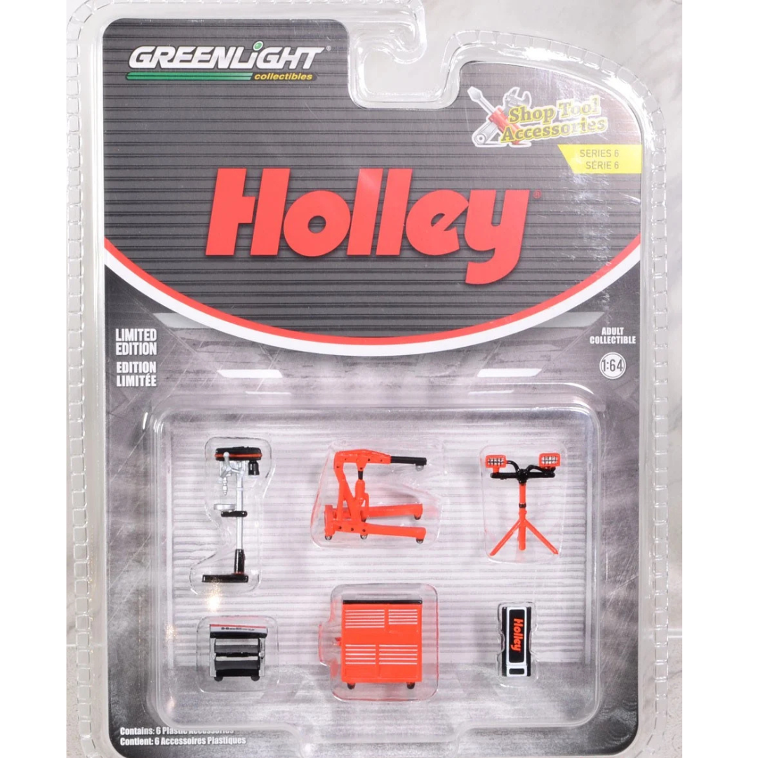 GreenLight Auto Body Shop Holley Shop Tool Accessorios Herramientas Taller Series 6 - 1/64