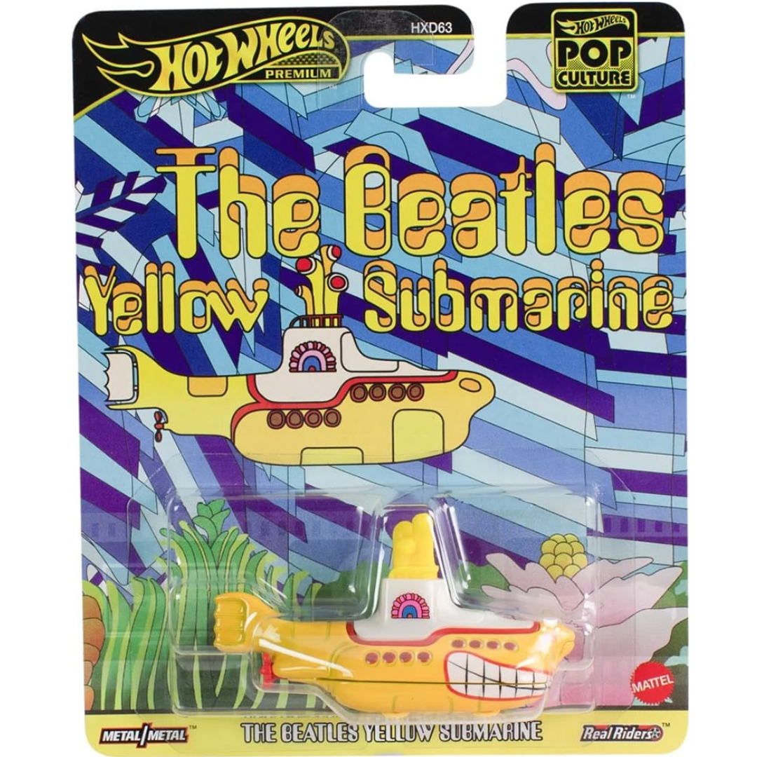 Hot Wheels Premium The Beatles Yellow Submarine REF63H