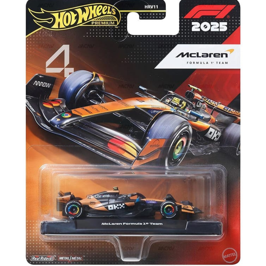 Hot Wheels Premium F1 Formula 1 Equipo McLaren #4 1.64