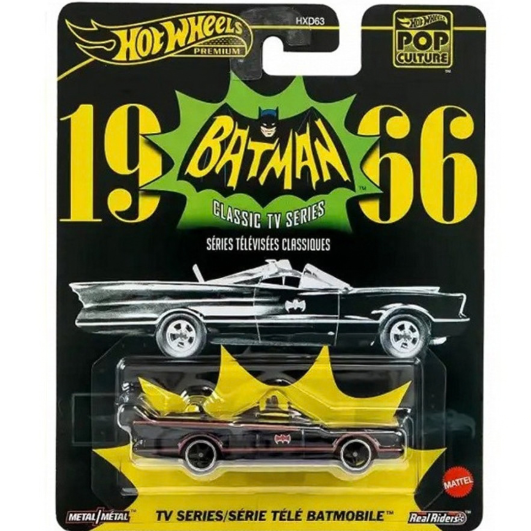 Hot Wheels Premium 1966 TV Series Batmobile 1.64