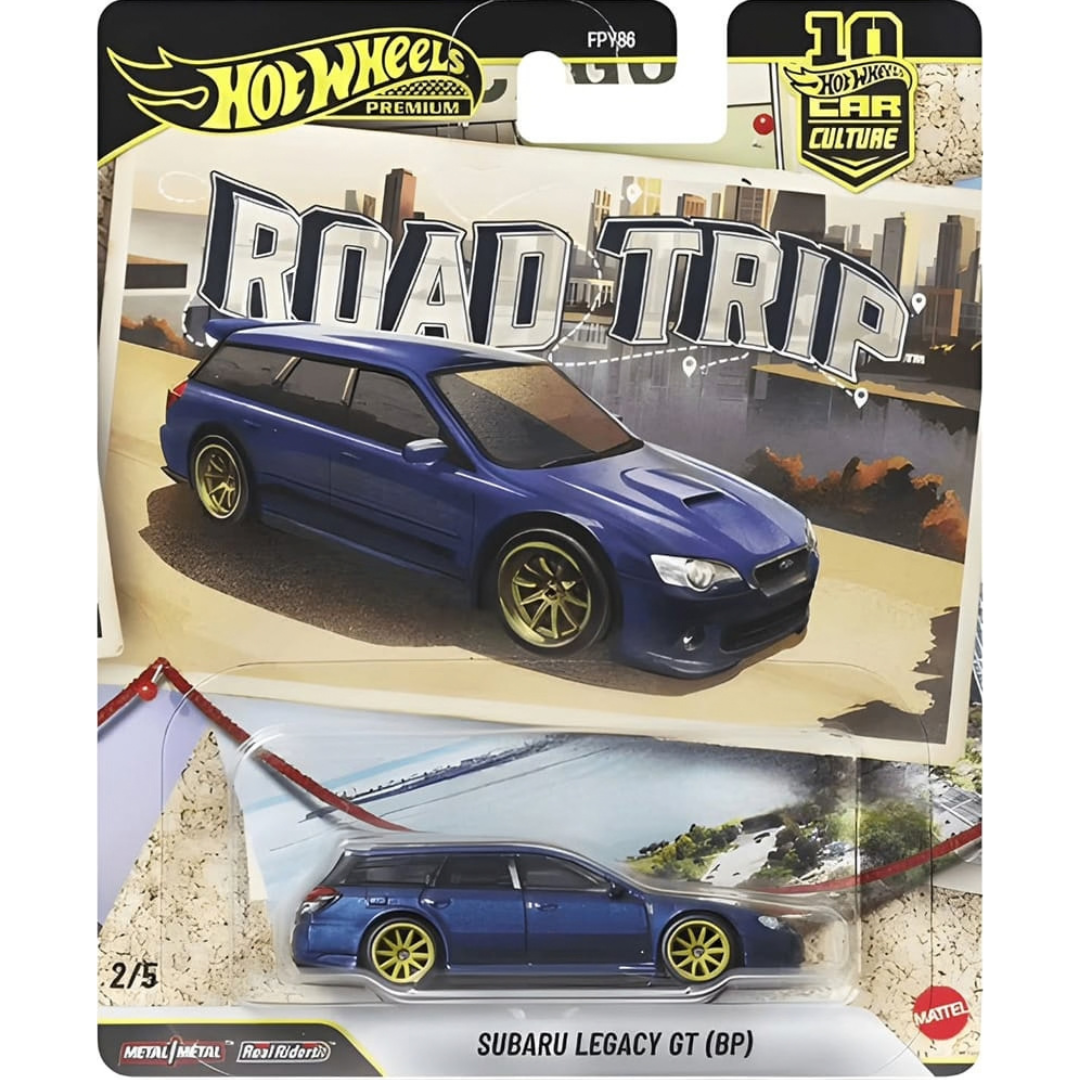 Hot Wheels Premium Road Trip Subaru Legacy GT (BP) FPY86-976V