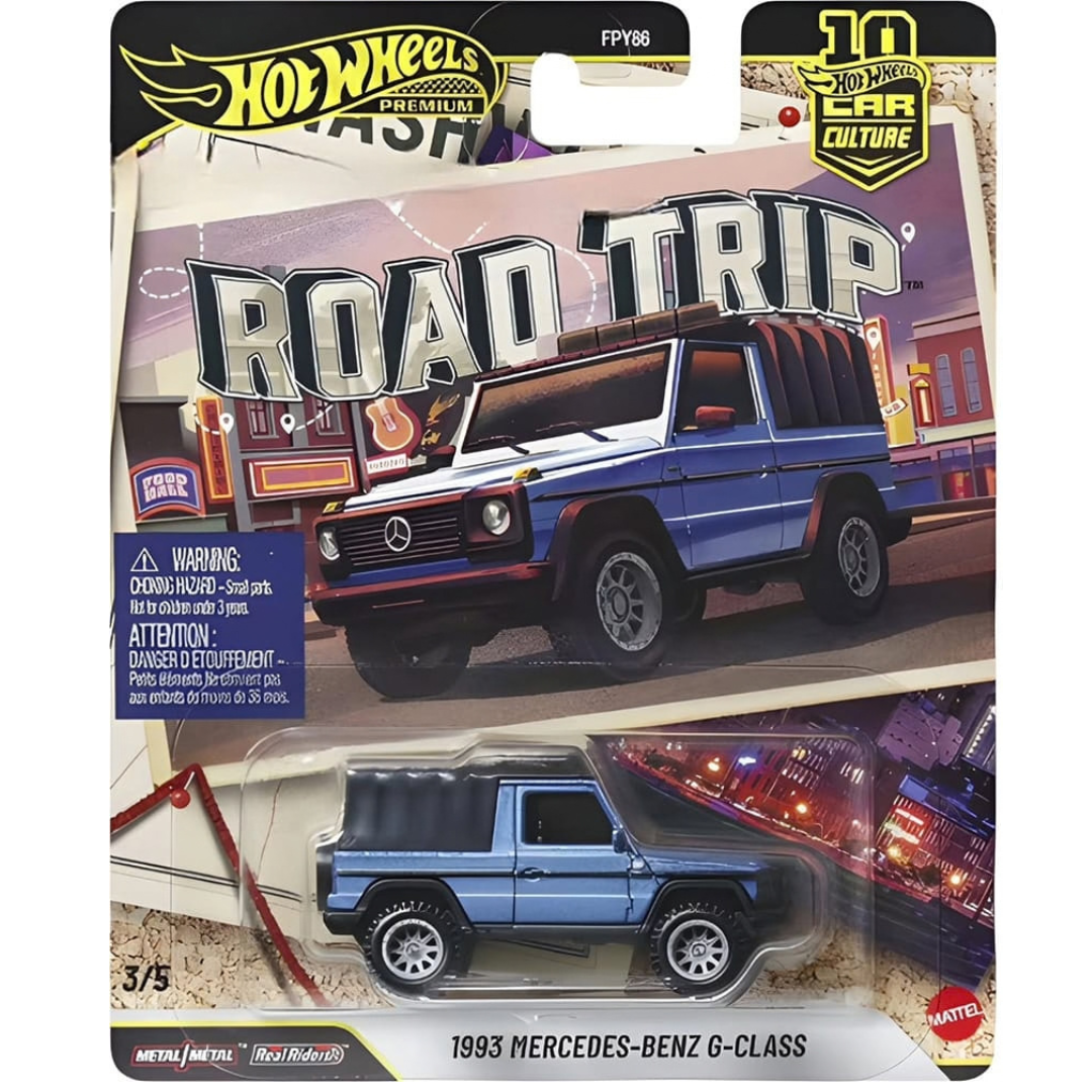 Hot Wheels Premium Road Trip Mercedes Benz Clase G de 1991 FPY86-976V