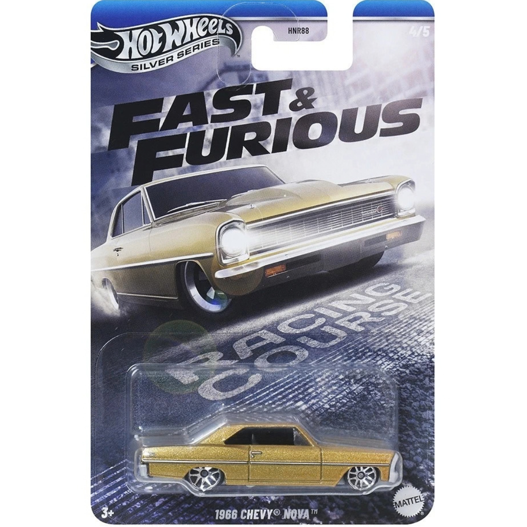 %%% Hot Wheels Silver Series Chevrolet Nova de 1966 ref88k