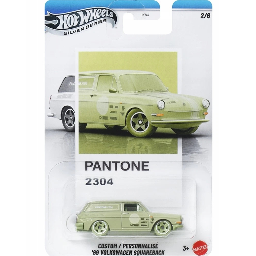 Hot Wheels Silver Series Pantone Custom 1969 Volkswagen Squareback Light Green