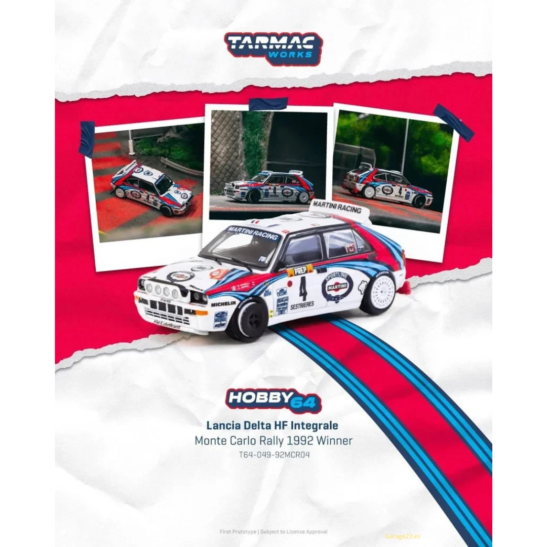 TARMAC 1992 Lancia Delta HF Integrale #4 1992 Lancia Delta HF Integrale #4 Didier Auri TC-T64-049-92MCR04