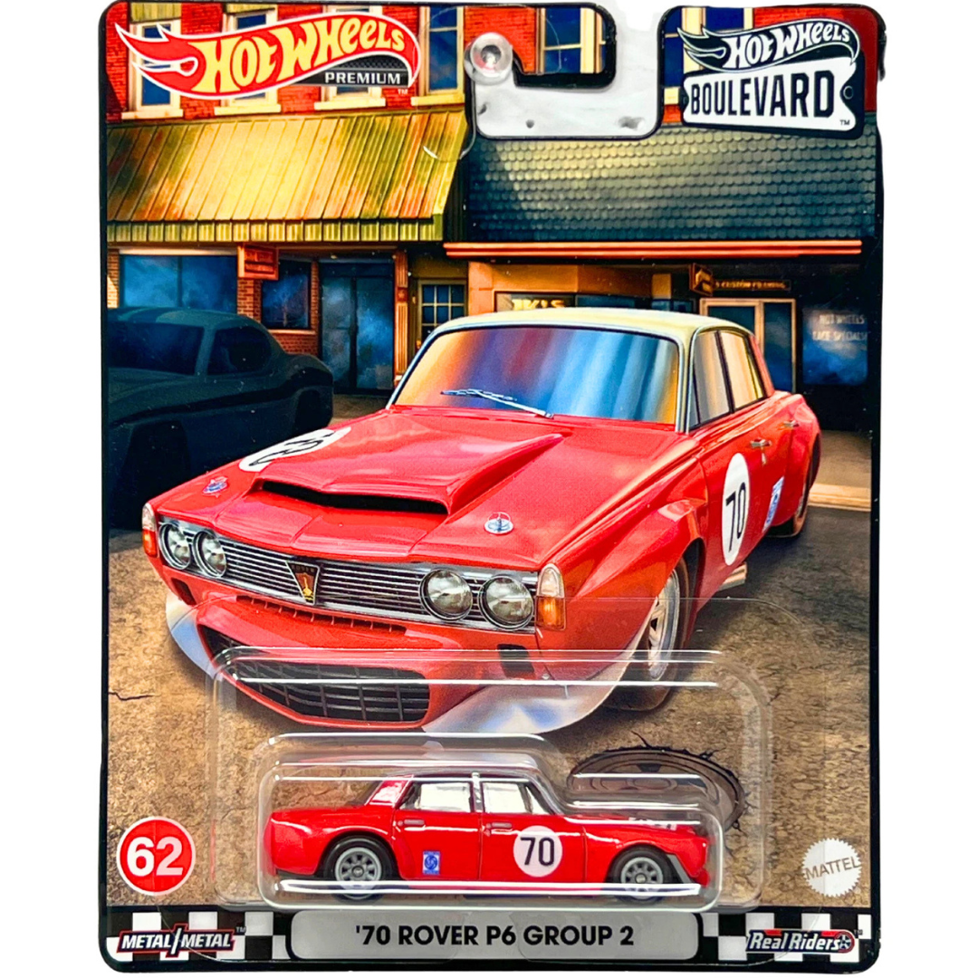 Hot Wheels Premium Boulevard 1970 Rover P6 Grupo 2 # 62