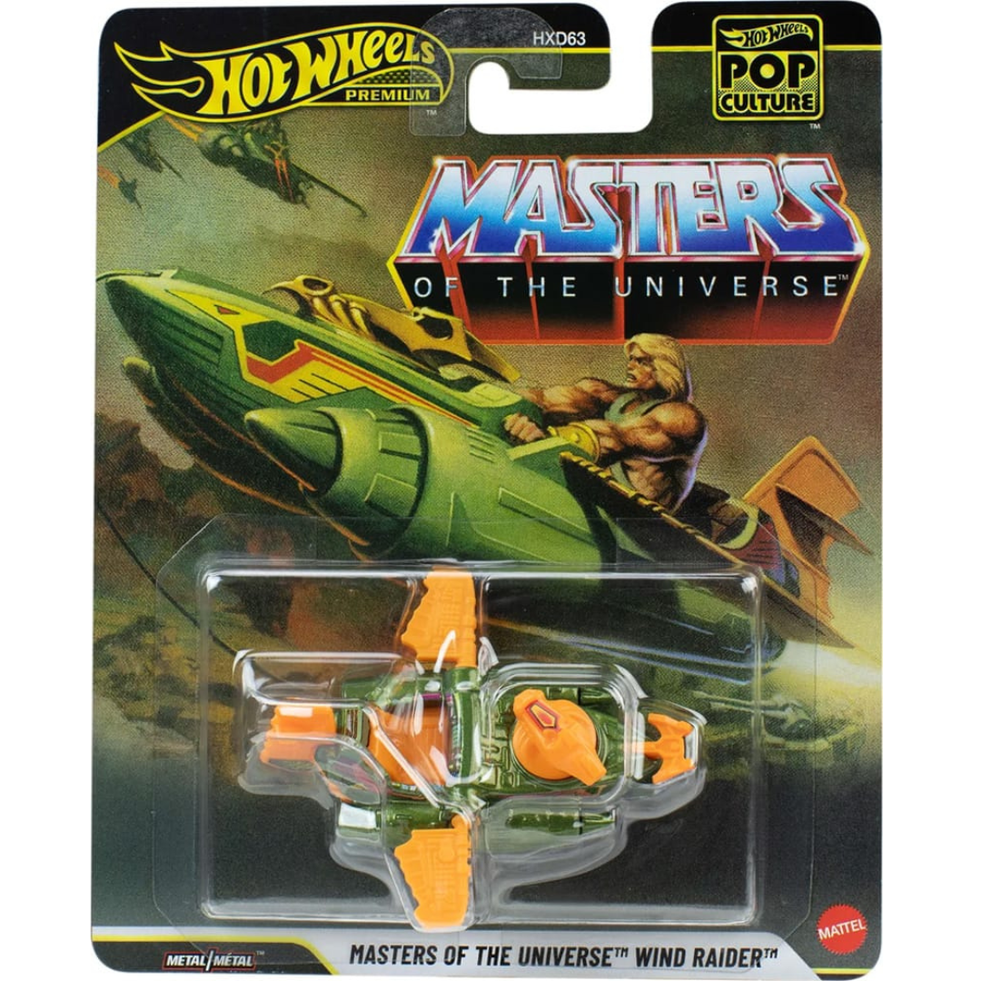 Hot Wheels Premium Maestros del Universo Wind Raider - Master Of Universe REF 63-R