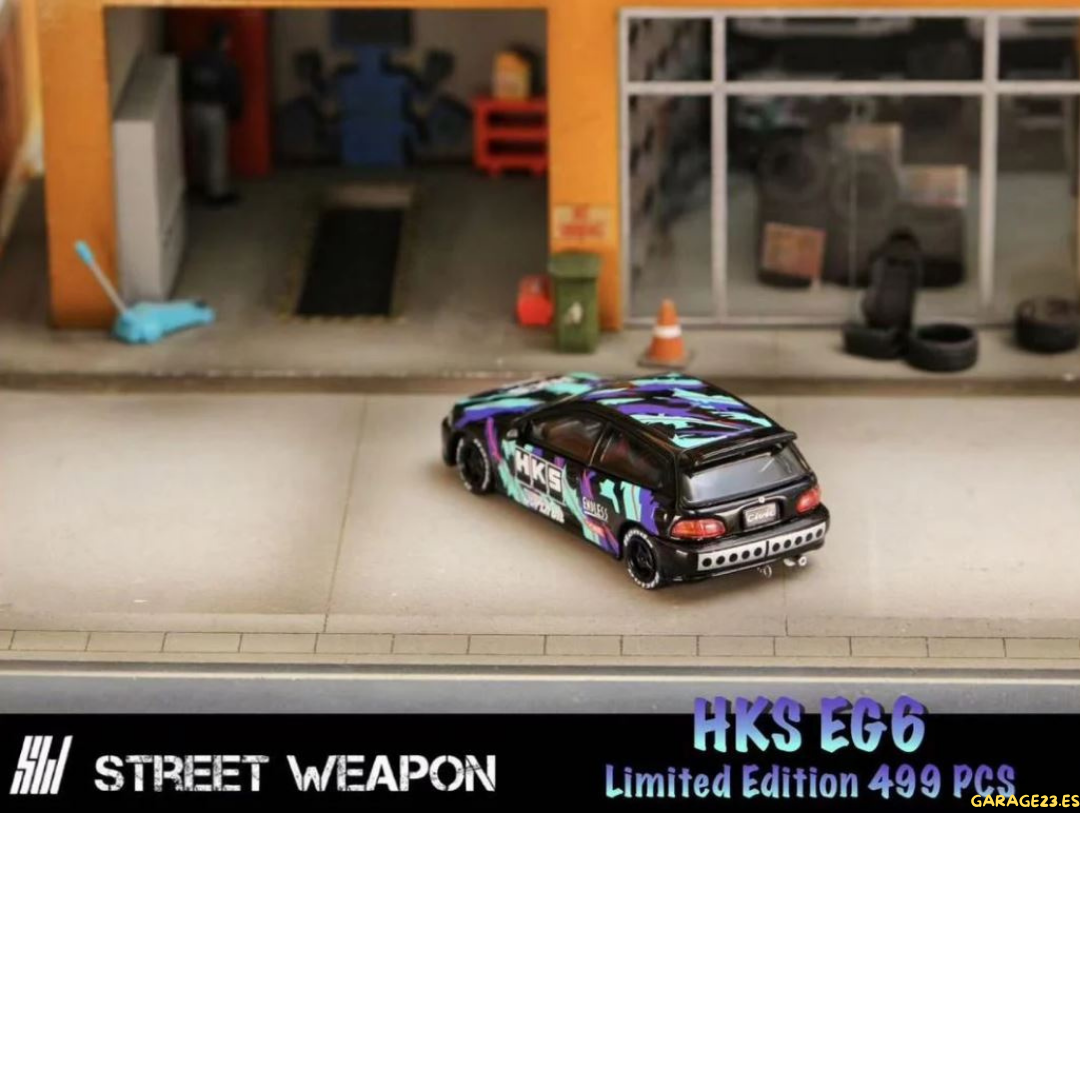 Street Weapon Honda Civic EG6 HKS 1/64