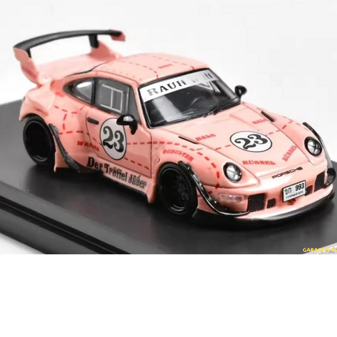 Street Weapon Porsche RWB Low Tail - Rosa 1/64
