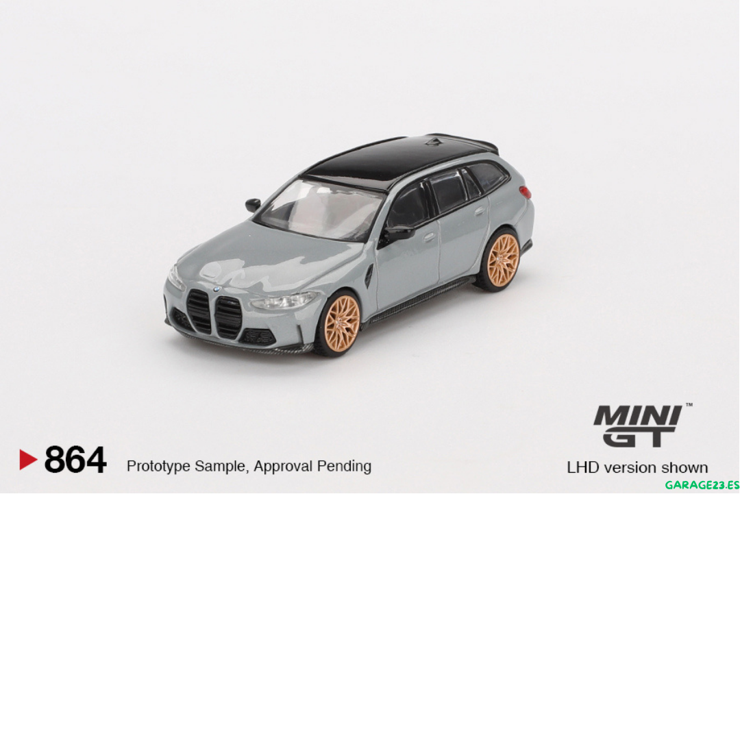 MINI GT BMW M3 TOURING (G81) COMPETITION BROOKLYN GREY 2024 # 864