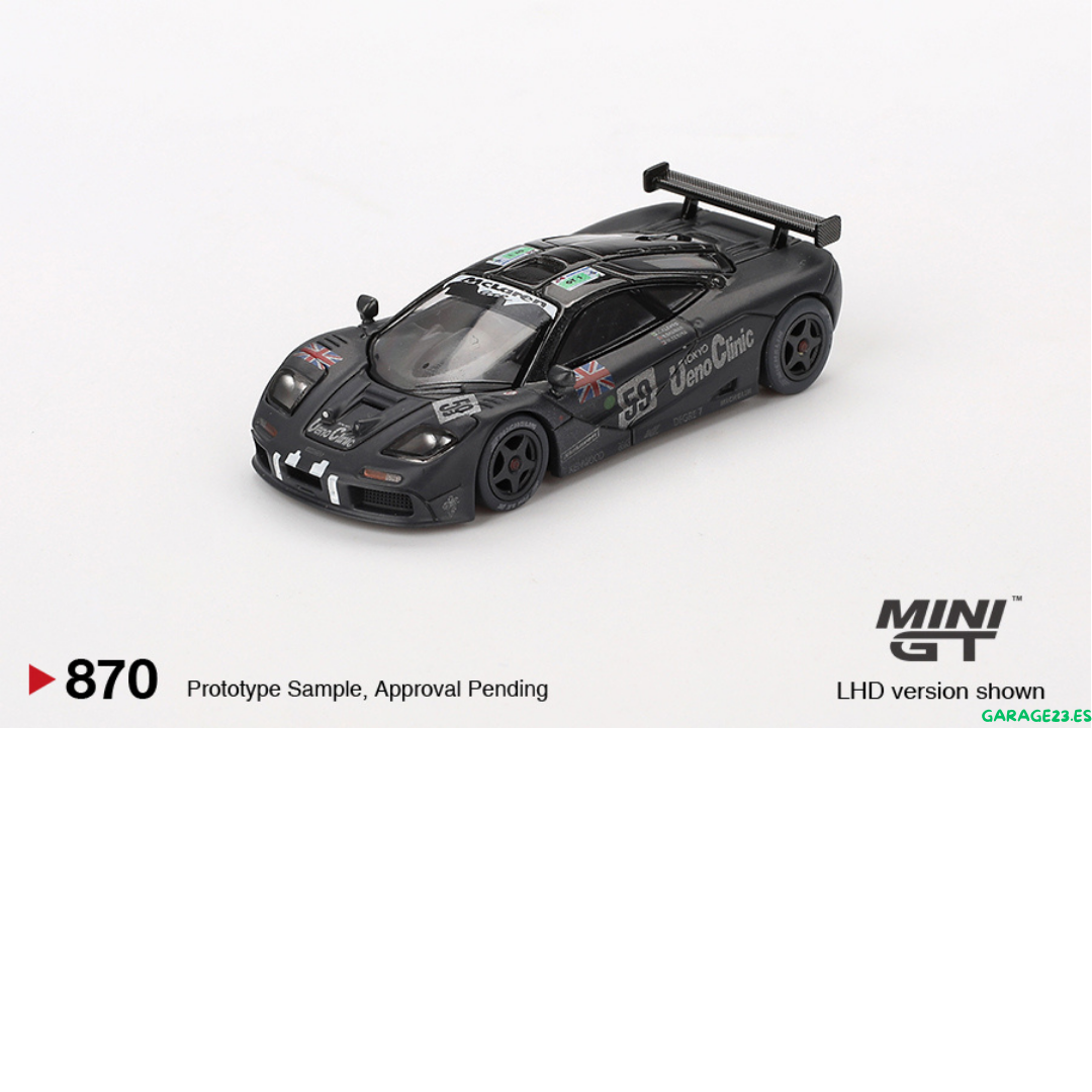 MINI GT MCLAREN F1 GTR #59, GANADOR DE LAS 24 HORAS DE LE MANS DE 1995 # 870
