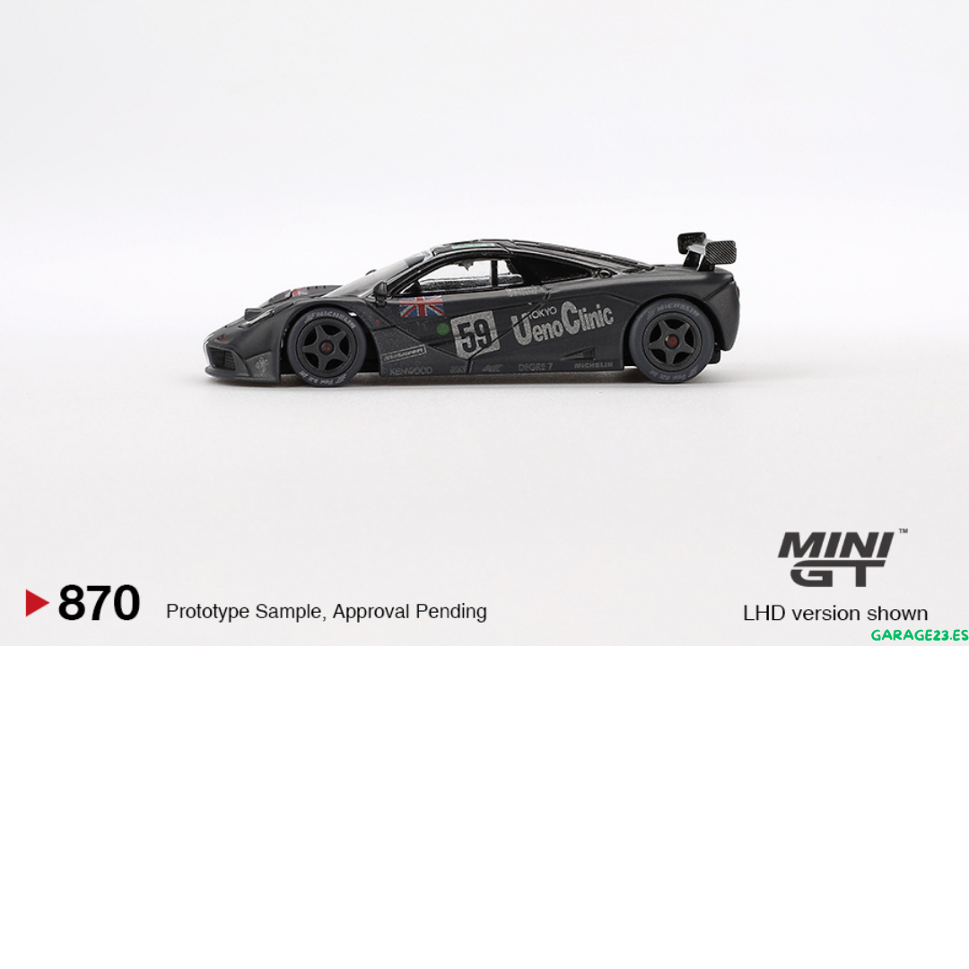 MINI GT MCLAREN F1 GTR #59, GANADOR DE LAS 24 HORAS DE LE MANS DE 1995 # 870