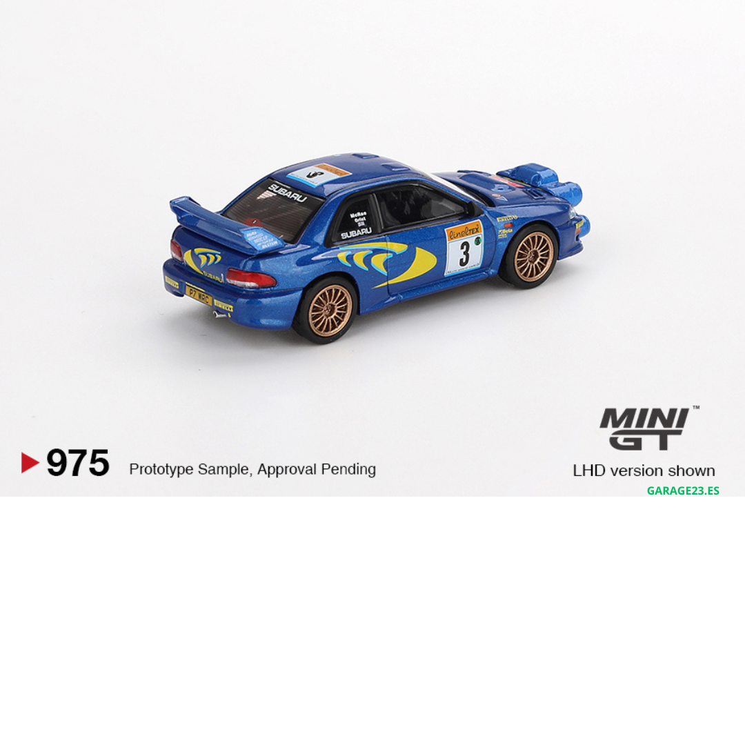 MINI GT SUBARU IMPREZA WRC98 #3 RALLY MONTE-CARLO 1998 # 975