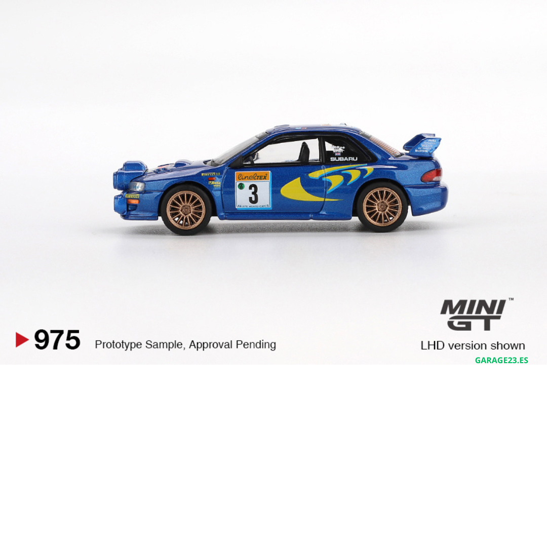 MINI GT SUBARU IMPREZA WRC98 #3 RALLY MONTE-CARLO 1998 # 975