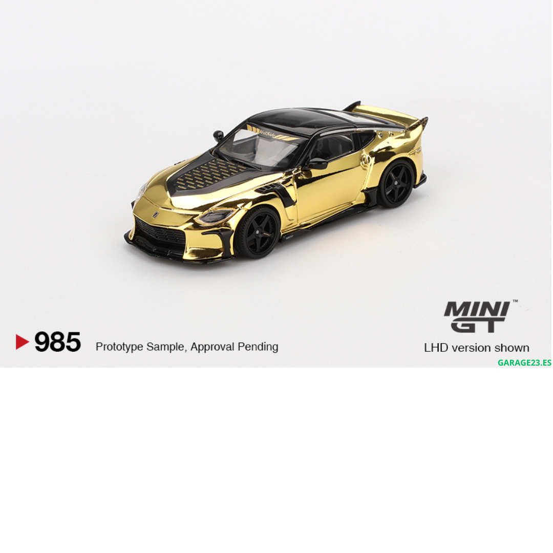 MINI GT NISSAN Z400 VEILSIDE FFZ400 GOLD CHROME 2024 #985