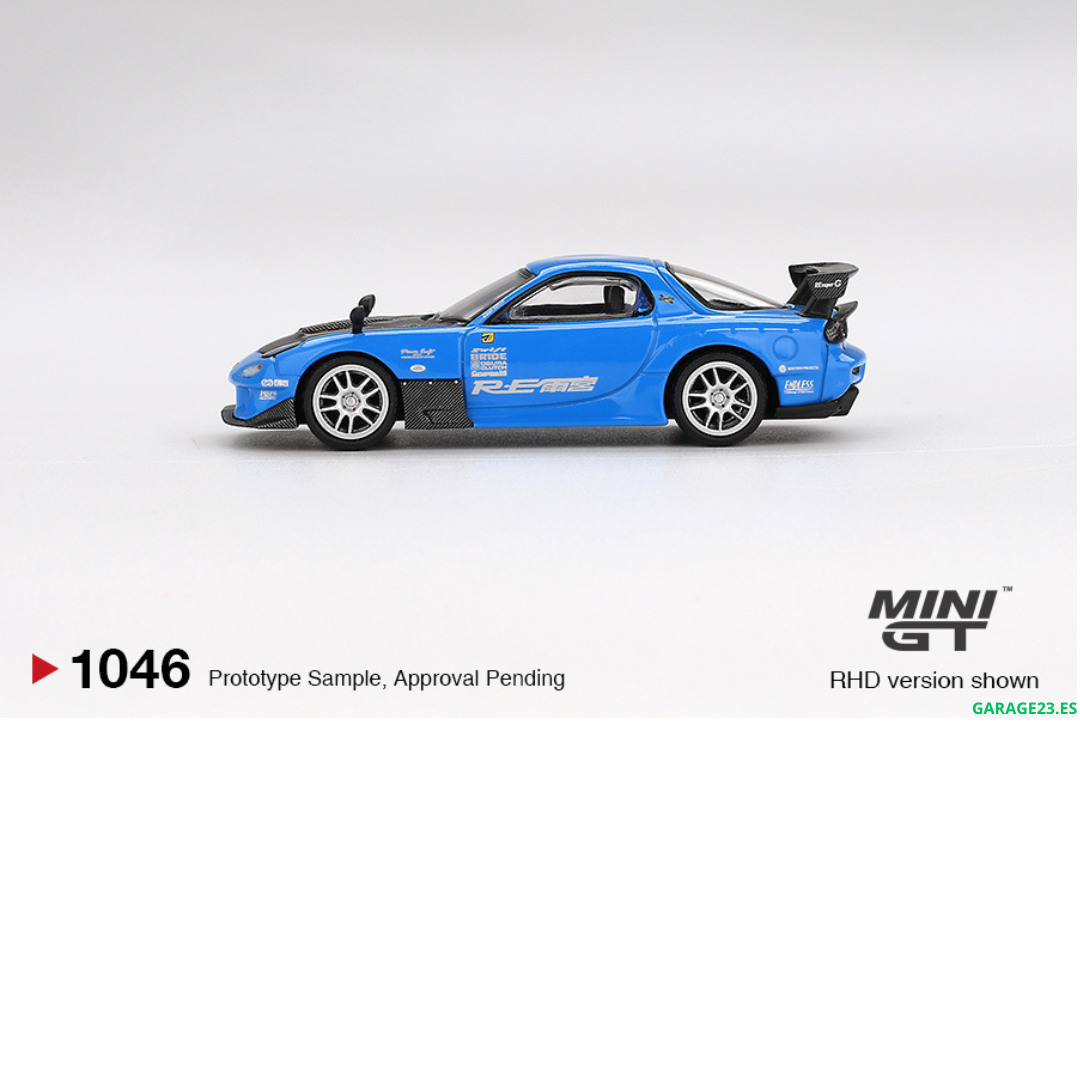 MINI GT MAZDA RX7 FD3S RE AMEMIYA 20B NA 3ROTOR-7 AMA-SAN GO 2024 # 1046