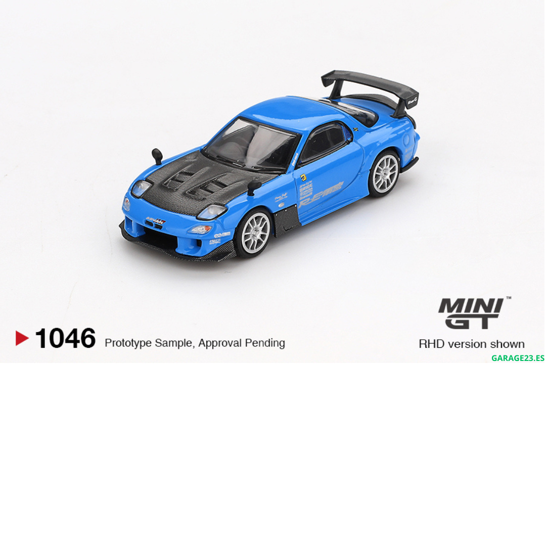 MINI GT MAZDA RX7 FD3S RE AMEMIYA 20B NA 3ROTOR-7 AMA-SAN GO 2024 # 1046
