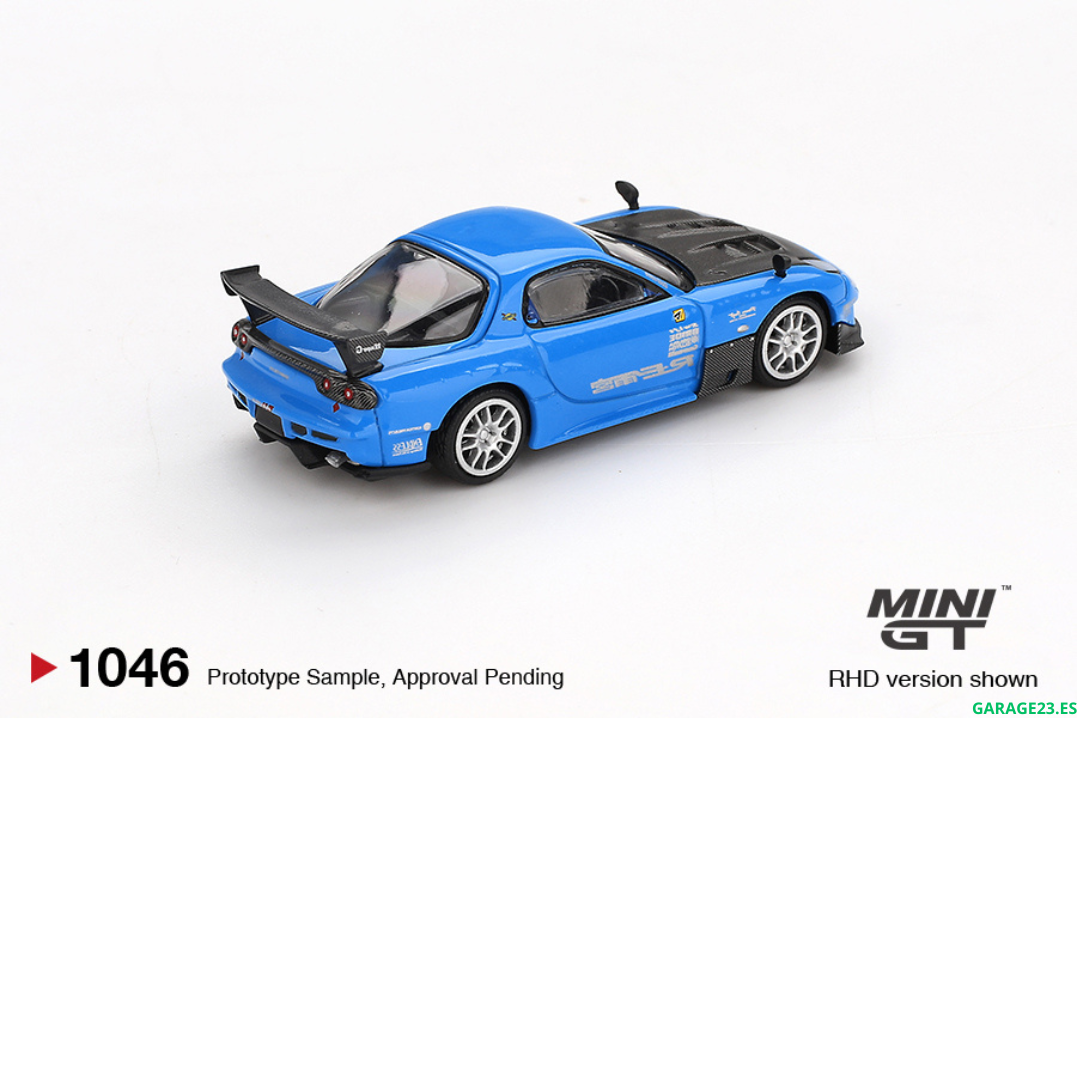 MINI GT MAZDA RX7 FD3S RE AMEMIYA 20B NA 3ROTOR-7 AMA-SAN GO 2024 # 1046