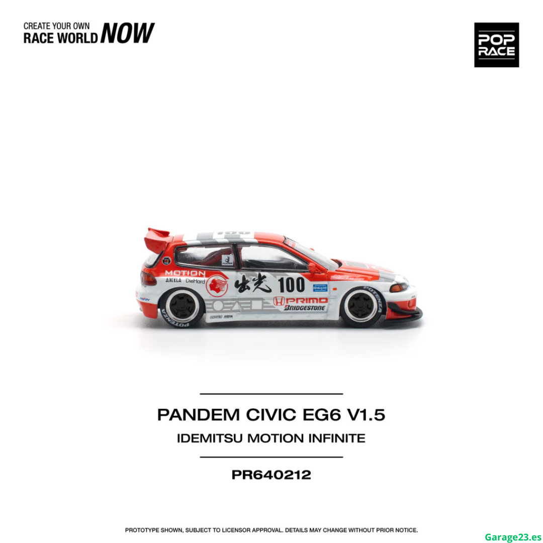 POP RACE Pandem Civic EG67 V1.5, Idemitsu Motion Infinite