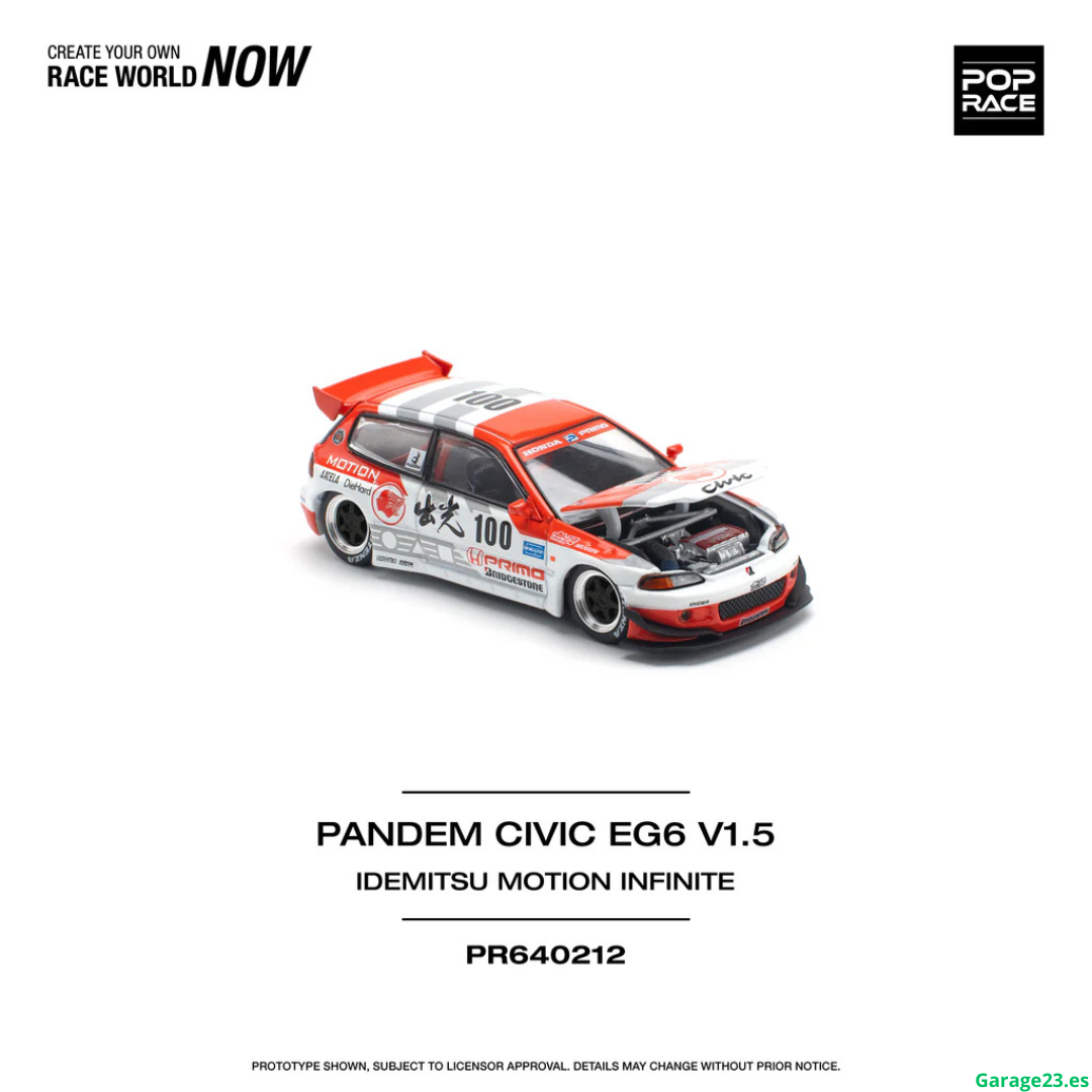 POP RACE Pandem Civic EG67 V1.5, Idemitsu Motion Infinite