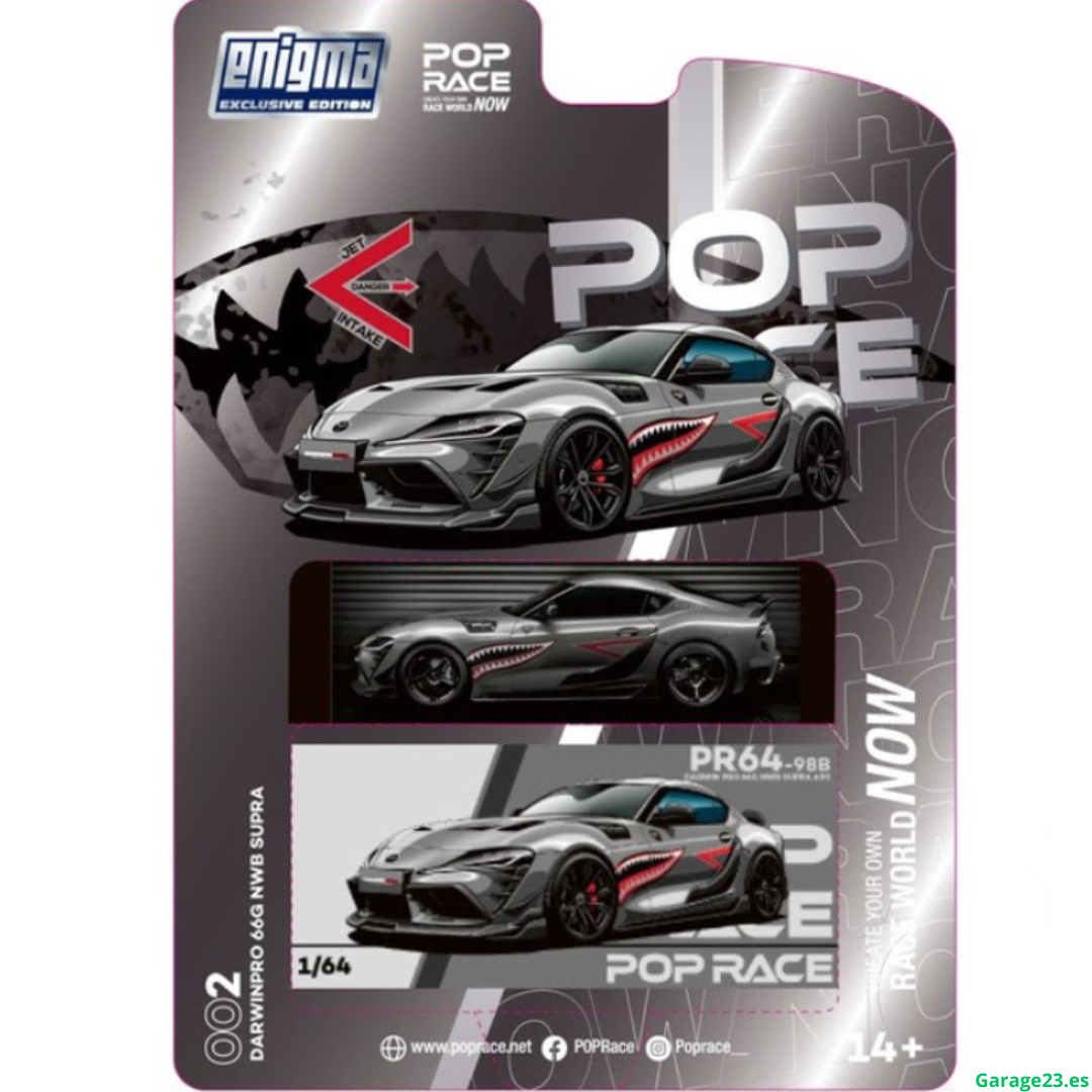 POP RACE Darwin Pro 66G NWB Supra A90 Grey Metallic